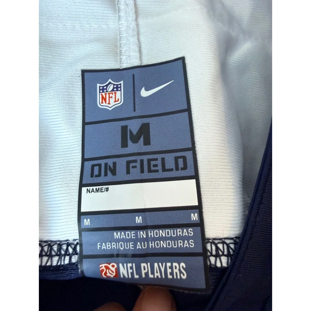 Nike Dallas Cowboys Dak Prescott 4 NFL On Field Jersey Navy Blue Mens Medium NEW